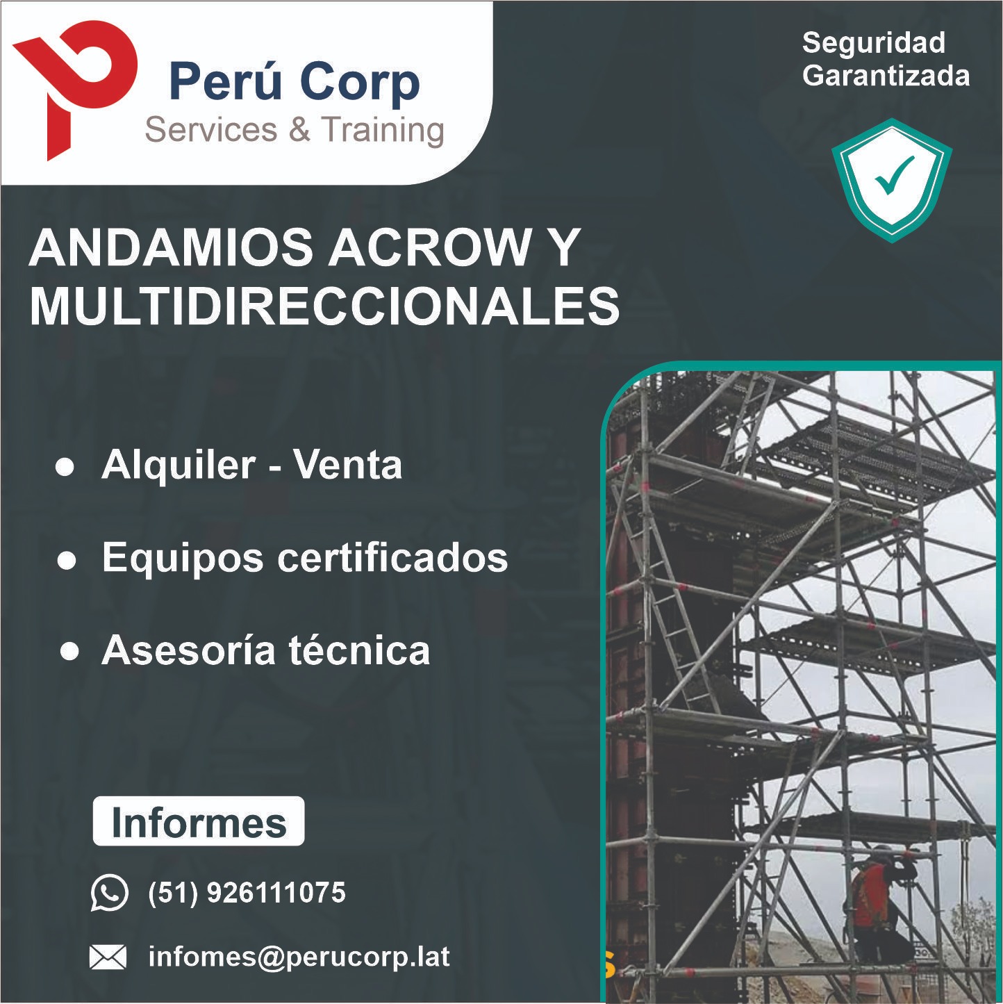 Andamios Acrow y Multidireccionales