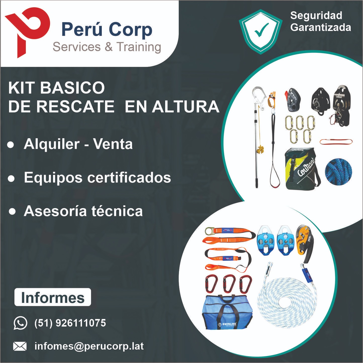 Kit Básico de Rescate en Altura